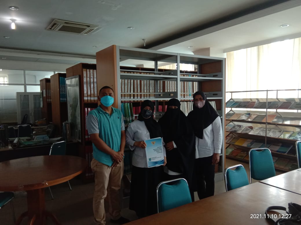 Penyampaian karya cetak (Perda dan Perbup Tahun 2020) ke Dinas Perpustakaan dan Kearsipan Daerah Peovinsi Kalimantan Timur